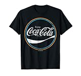 Coca-Cola Orange Blue Ring White Enjoy Logo Graphic T-S
