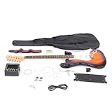 E-Gitarren-Set, Bergahorn-Gitarren-Set Palisandergriffbrett E-Gitarren-Kits für Anfänger fü