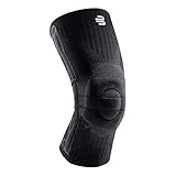 BAUERFEIND Unisex-Adult Knee Support Knie-Sportbandage, All Black, M