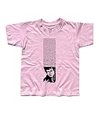 Bob Dylan T-Shirt für Kinder, Like a Rolling Stones, TB0200603-Rosa-3/4anni, Pink, TB0200603-Rosa-3/4anni 3-4 J