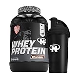 3kg Mammut Whey Protein Eiweißshake - Set inkl. Protein Shaker, Riegel, Powderbank oder Tasse (Chocolate, Gratis Mammut Shaker)