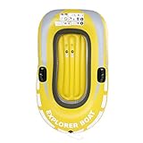 YOPOTIKA PVC Aufblasbare Kajak Kanu 1 Person Rudern Luft Boot Angeln Driften T