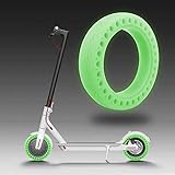 M365 Roller Rad Bienenwaben Gummi Vollreifen 8,5 Zoll 8 1/2 Leucht Stofflampen Reifen Schlauchloser Leuchtender Vollreifen für Xiaomi M365 Elektrischen R