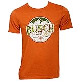 Busch Beer Camo Logo Hunter Orange T-Shirt - Orange - X-Groß