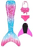 shepretty meerjungfrauenflosse mädchen Neuer Mermaid Tail Badeanzug für Erwachsene und Kinder,xiaofen-R3-140