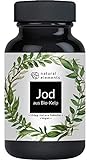 Bio Kelp (Natürliches Jod) - 365 Tabletten mit je 150µg Jod aus Bio-Braunalgen - Ohne unerwünschte Zusätze - Hochdosiert, veg