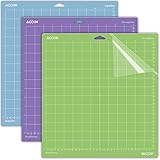 Schneidematte für Cricut Explore One/Air/Air 2/Maker, 3 Packungen, Ersatz-Zubehör für Cricut (mehrfarbig für Cricut, Vielfalt)