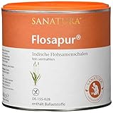 Sanatura Flosapur – 300 g – Indische Flohsamenschalen – hochwertige Ballaststoffquelle – Pulver aus Flohsamenschalen – fein vermahlen – vegan und g