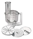 Bosch Multimixer MUZ4MM3, spülmaschinengeeignete Teile, inklusive 3 Scheiben (Schneid-Wende-Scheibe, Raspel-Wendescheibe, Reibescheibe fein) und Schlagmesser, für MUM4 Kü