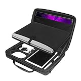 Smatree Laptop Aktentasche Umhängetasche, Kompatibel für 13-13,3 Zoll MacBook Pro/ 2021 MacBook Pro 14 Zoll/ MacBook Air/ 13.5' Surface Laptop 4/3/2, Hart Tasche Trag