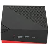 PUSOKEI Mini-PC, Ryzen™ 5 4500u CPU, DDR4, FÜR Radeon Vega 6 Graphics GPU, WIFI6, DP USB C Triple Output Computer, Kleiner Desktop-Computer für Windows 10(32GB DDR4+1TB SSD)