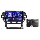 LYHY Android 10.0 GPS Auto Multimedia Player, Radio für Ford Mondeo 4 2010-2014 Navigation Head Unit MP5 Stereo Video Receiver mit 4G/5G WiFi DSP RDS FM Mirrorlink (Auto 7731)