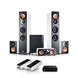 Teufel Ultima 40 Surround Wireless 5.1-Set Weiß Heimkino-Set Subwoofer Surround-S