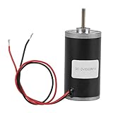 Permanentmagnet Motor, 6V / 12V / 24V 3500-8000rpm Elektrische Hohlwelle DC Motor Großes Drehmoment Motor für DIY Generator(3#)