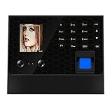 Zeiterfassungsuhr Biometrische Gesichts- und Fingerprint Time Timeance System Clock Recorder Tcpip Mitarbeitererkennung digitaler elektronischer Leser-Maschine Für kleine und mittlere U