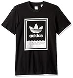 adidas Originals Herren Botsford Tee T-Shirt, schwarz/weiß,