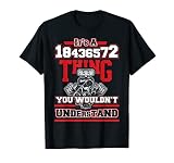 Funny V8 Motor zündfolge 18436572 T-Shirt für Auto Jung