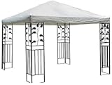 Ersatzdach für Pavillon, 3x3m wasserabweisend Metall Gestell Partyzelt, für Outdoor-Camping-Wanderungen(Nicht Enthalten Eisen Rahmen) (Einzelne Schicht)