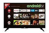 JVC LT-32VAH3055 32 Zoll Fernseher / Android TV (HD ready, HDR, Triple-Tuner, Google Play Store, Google Assistant, Bluetooth) [2022]