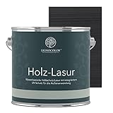 Lignocolor Lasur Holzlasur Holzschutzlasur für Außen 2,5L (Anthrazit Grau)