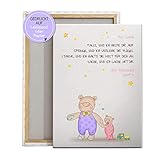 Patenbrief Urkunde Geschenk Taufe, für Patenkind von Taufpaten, personalisierbar Taufspruch B