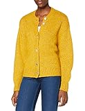 rich&royal Damen 2010-141 Strickjacke, golden Yellow, S