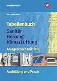 Tabellenbuch Sanitär-Heizung- Lüftung: Tabellenbuch Sanitär-Heizung-Klima/Lüftung: Anlagenmechanik SHK Ausbildung und Praxis: Tabellenb