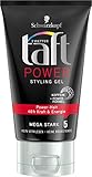 Schwarzkopf 3 Wetter Taft Power Gel, Styling Mega Starker Halt 5, 5er Pack (5 x 150 ml)