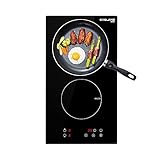 30cm Induktionskochfeld, GASLAND chef IH30BF 2 Zonen Induktions Kochfeld, mit Sensor-Touch Display/Kindersicherung/T