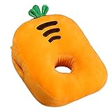 woyada Plüsch-Reisekissen, Baumwolle, Nackenkissen für Nacken, Kopf und Rücken für Flugzeuge, Auto, Büro, Schule, R
