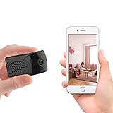 RUIZHI Mini-Kamera, 4K UHD Wireless-Kamera WiFi-Kamera mit Handy-App, kleine Überwachungskamera mit Nachtsicht-Bewegungserkennung für Zuhause/Auto/Innen/Auß