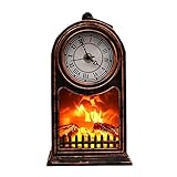 Kaminlaternen Batteriebetriebene und USB betriebene Laternenlichter LED Flammeneffekt Tischlampe für Indoor Home Schlafzimmer Weihnachten Dek
