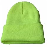 Mode Strickmütze Männer Frauen Baumwollmischungen Einfarbig Slouchy Stricken Dance Beanie Hip Hop Cap Casual Für Hut Weibliche Männer -Mint G