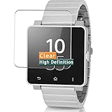 Vaxson 4 Stück Schutzfolie, kompatibel mit SONY SmartWatch 2, Displayschutzfolie TPU Folie Bildschirmschutz [nicht Panzerglas ] N