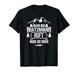 Bergsteiger Bergsteigerin | WATZMANN 2713m Berg Geschenke T-S