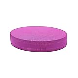 QOTSTEOS Ovale Balance Pads, Yoga Balance Pad, Rutschfestes Balance Pad, Knöchel Erholung Heim Yoga Matte Training Umfassende Fitness, Training Balance Trainer Stabilität(Rose Red)