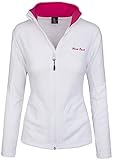 Rock Creek Damen Fleecejacke Fleece Jacke Übergangs Jacke Sweatjacke D-389 [White S]