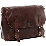 SID & VAIN Aktentasche echt Leder Eton XL groß Businesstasche 15.6' Laptop Bürotasche Laptoptasche Laptopfach Ledertasche Herren b