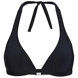 Marc O’Polo Body & Beach Damen Marc O´Polo, Triangle Bikinioberteil, Schwarz (Blauschwarz_001), 40B