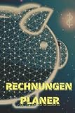 Rechnung Planer: Notizbuch für den perfekten Überblick seiner Rechnungen. 100 Seiten 6*9 Format 98 Monate abdeckung