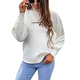 ZYHOOD Damen Dicker Pullover Rollkragenpullover Warme Winter Grobstrickpullover Zopfmuster Casual Elegante Strickpullover Frauen Einfarbig Gestrickt Pulli Oberteile Pullover Tops Rollkragenp