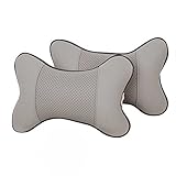 LYSHUI Car Headrest Pillow Neck, Fit for Mercedes Benz A200 A180 B180 B200 CLA GLA AMG A B C E S Class CLS GLK CLK SLK W211 W221