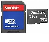 32GB Micro SD SDHC Speicherkarte Karte Memory Card + SD-Adapter für Medion S5004 X5004 X5020 Microsoft Lumia 430 435 532 535 540 550 640 XL 650 950 215 Dual SIM Mobistel Cynus E1 F3 F4 T6 T7