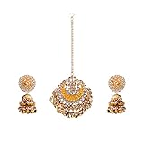 Retailbees Kundan Mang Tikka Ohrringe Schmuck-S