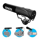 SYNCO Kamera Mikrofon, Richtmikrofon DSLR Shotgun Video Externes Microphone Kondensator Super-Kardioid mit Windschutz 3,5mm TRS/TRRS für Canon Sony Nikon Panasonic, Smartphone Handy Camcorder Mic-M3