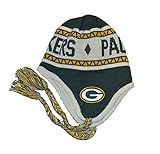 Green Bay Packers Abomination Tundra Knit Cap, dunkelgrün - NFL Peruanische One-Size Cuffless Beanie Mü