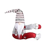 Vorhanghalter Vorhang Raffhalter Set Weihnachten – Gardinen Schlaufenschal Gardinenkordel Halter Vorhänge mit Klettverschluss als Weihnachtsdeko Kinder Gardinen Weihnachtsdeko (B, One Size)