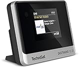 TechniSat DIGITRADIO 10 IR - DAB+ und Internetradio Adapter (WLAN, Farb-Display, Bluetooth, Fernbedienung, Wecker, mit Audioanschlusskabel, zur Aufrüstung bestehender HiFi-Anlagen) schwarz/silb