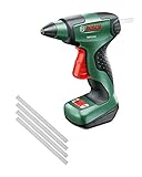 Bosch Akku Klebepistole PKP 3,6 LI (Micro-USB Ladegerät, 4 x Klebesticks Ultra Power (3,6 V))