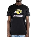 New Era NBA Split Logo Los Angeles Lakers T-Shirt Herren schwarz/gelb, L